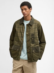 Barbour® Brown Festival Modified Bedale Jacket - Image 1 of 8