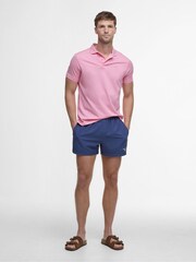 Barbour® Pink Active Tailored Polo Shirt - Image 3 of 8