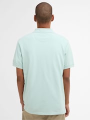 Barbour Green Lightweight Sports Polo Shirt - Image 4 of 6