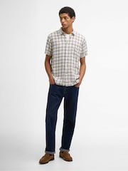 Barbour® Brown Midfield Tartan Summer Fit Shirt - Image 4 of 6