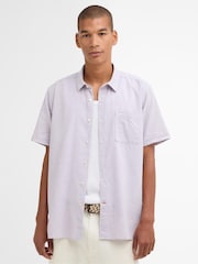 أرجواني - قميص صيفي بكم قصير Nelson من Barbour® - صورة 1 من 6