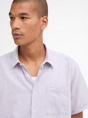 أرجواني - قميص صيفي بكم قصير Nelson من Barbour® - صورة 4 من 6