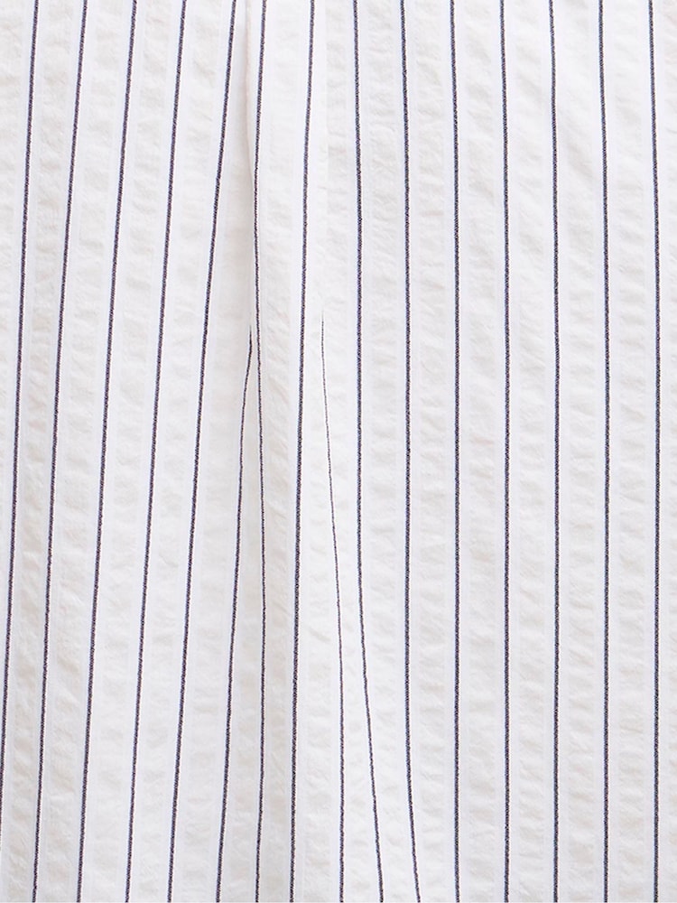 Barbour® White Park Seersucker Summer Fit Shirt - Image 7 of 7