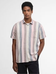 Barbour® Blue Portwell Summer Fit Shirt - Image 1 of 7