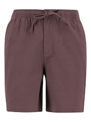 Barbour® Mid Natural Cotton Linen Relaxed Shorts - Image 5 of 6