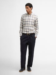 Barbour® White Lewis Tailored Shirt - Image 5 of 6