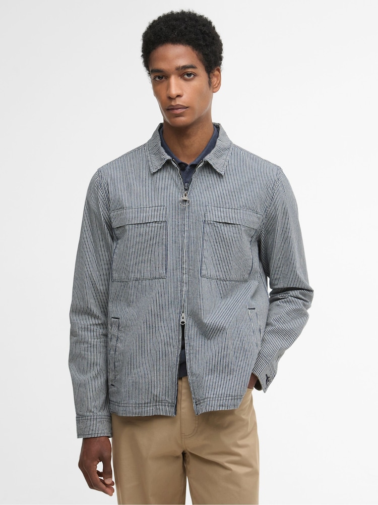 Barbour® Blue Willowburn Gingham Overshirt - Image 1 of 7