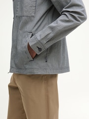 Barbour® Blue Willowburn Gingham Overshirt - Image 4 of 7