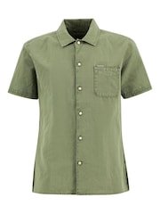 Barbour® Green Landkey Overdyed Summer Fit Shirt - Image 6 of 7