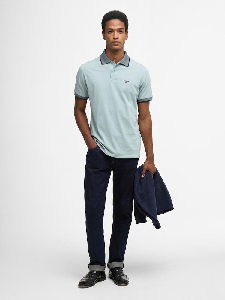 Barbour® Blue Cornsay Polo Shirt - Image 2 of 6