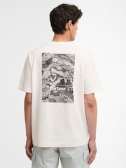 Barbour® Off White Wildfell Relaxed Graphic T-Shirt - Image 3 of 6