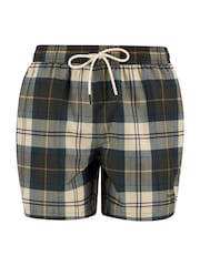 Barbour Brown Staple Tartan Swim Short - Image 5 of 6