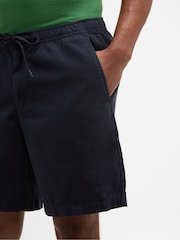 Barbour Blue Washed Oxford Relaxed Shorts - Image 4 of 6