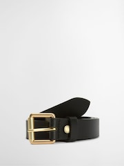 Barbour® Black Maia Leather Belt - Image 1 of 5