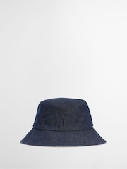 Barbour® Blue Asker Denim Bucket Hat - Image 2 of 8
