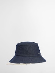 Barbour® Blue Asker Denim Bucket Hat - Image 3 of 8