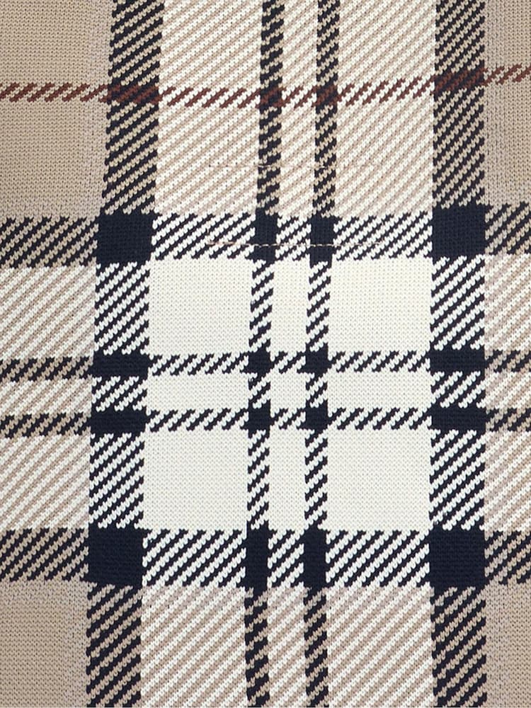 Barbour® Rosewood Tartan Check Layla Large Tote Bag - Image 10 of 10