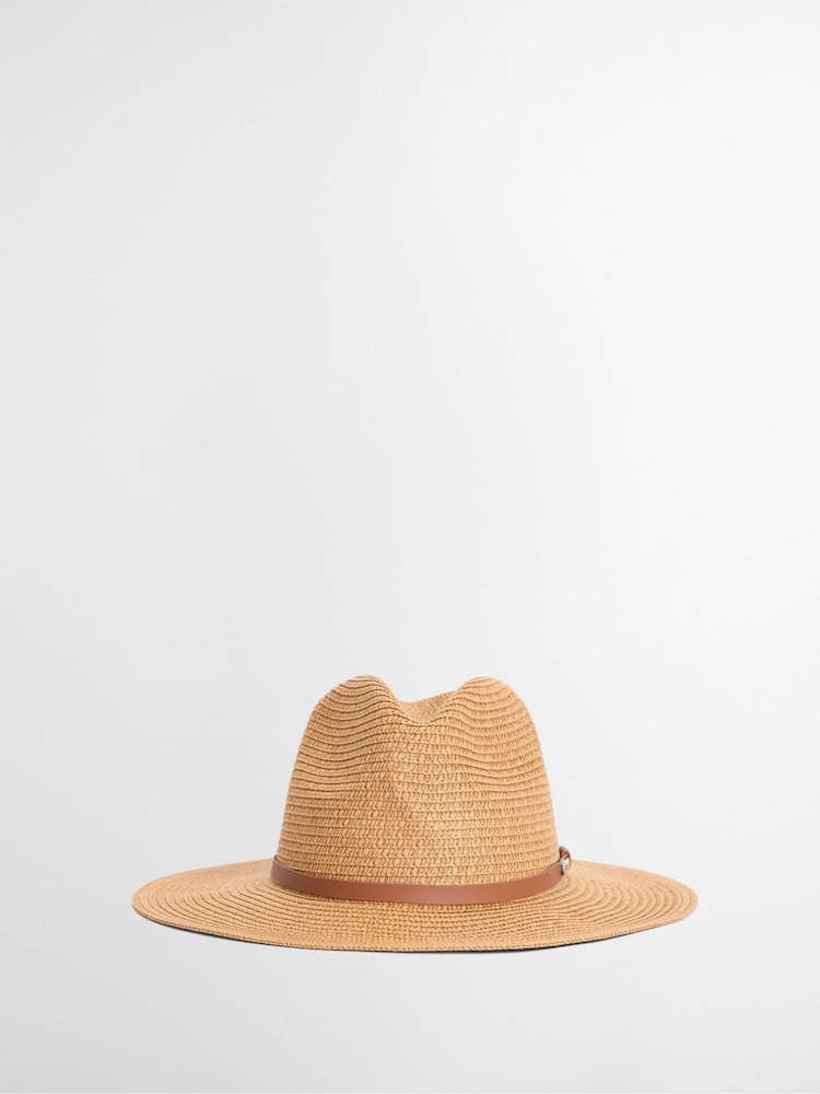 Braun - Barbour® Evelyn Braid Trilby Hat - Bild 1 von 4