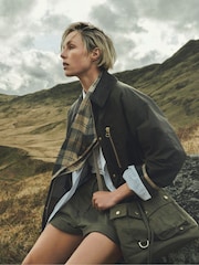 Barbour® Green Kinsale Head Neck Scarf - Image 2 of 10