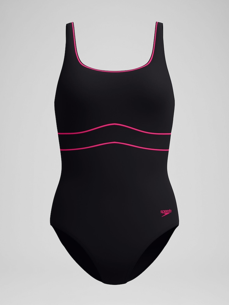 Zwart - Speedo Contour Eclipse vormgevend badpak - Afbeelding 5 van 5 Zwart - Speedo Contour Eclipse vormgevend badpak - Afbeelding 5 van 5