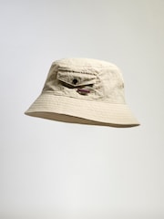 Barbour® Natural Tracker Showerproof Bucket Hat - Image 4 of 11