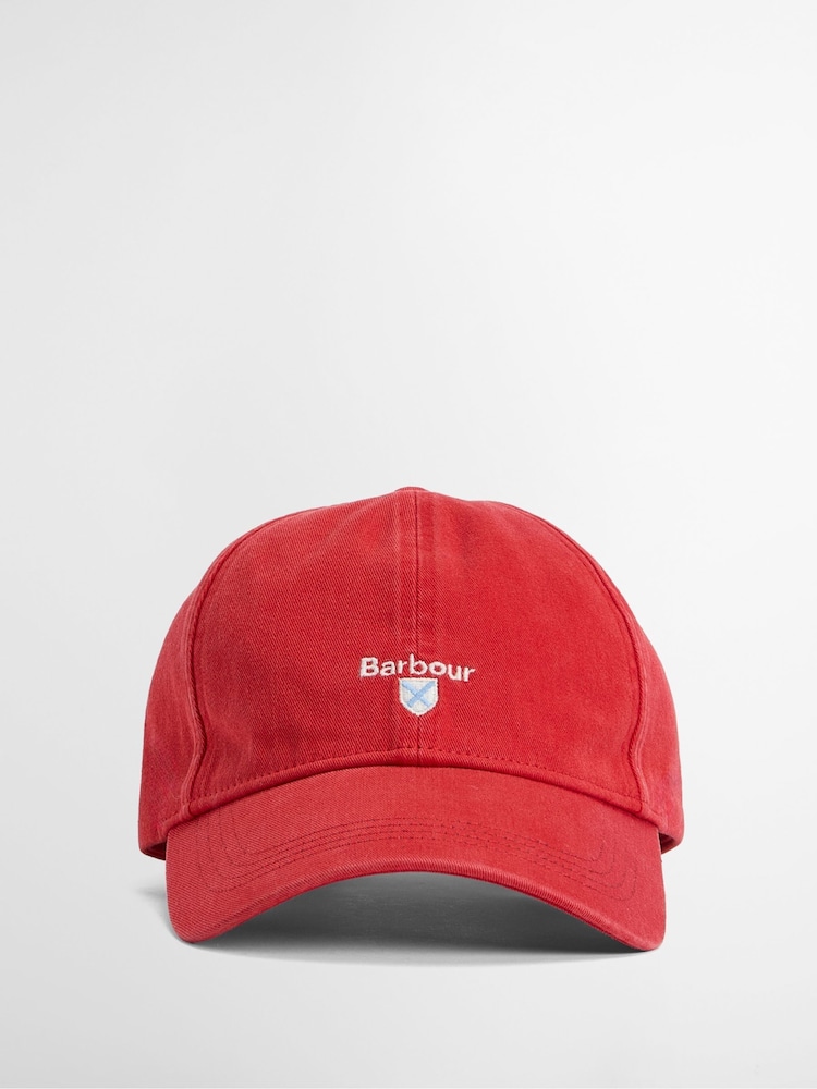 Barbour® Red Cascade Cap - Image 2 of 9