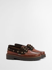 Barbour® Brown Darras Boat Shoes - Image 2 of 10