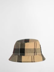 Barbour® Brown Telfield Tartan Bucket Hat - Image 3 of 9