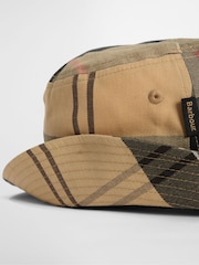 Barbour® Brown Telfield Tartan Bucket Hat - Image 5 of 9
