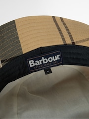 Barbour® Brown Telfield Tartan Bucket Hat - Image 6 of 9