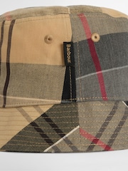 Barbour® Brown Telfield Tartan Bucket Hat - Image 8 of 9