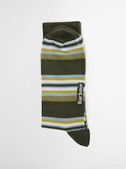 Barbour® Blue Summer Stripe Socks 2 Pack - Image 2 of 5