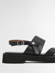 Barbour® Black Dakota Sandals - Image 6 of 9