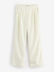 4th & Reckless Cream Buttercream Tailored Straight Leg Trousers - Image 6 of 6