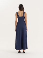 4th & Reckless Blue Cut Out Maxi Dress - Image 2 of 6
