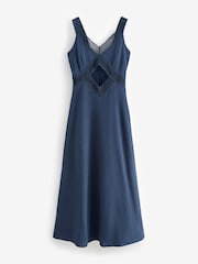 4th & Reckless Blue Cut Out Maxi Dress - Image 6 of 6