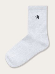 4th & Reckless White Multipack Branded Socks 2 PACK - Image 6 of 6