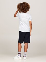 Tommy Hilfiger White Patch Pocket T-Shirt - Image 2 of 6