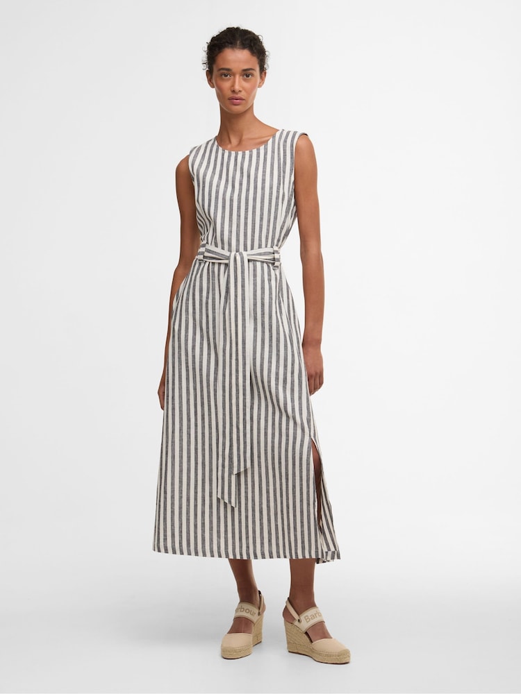 Barbour® Blue Inez Midi Dress - Image 1 of 7