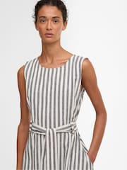 Barbour® Blue Inez Midi Dress - Image 4 of 7