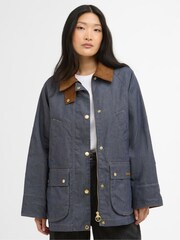 Barbour® Blue Asker Casual Jacket - Image 1 of 7
