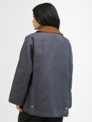 Barbour® Blue Asker Casual Jacket - Image 2 of 7