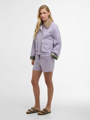 Barbour® Heather Mist Cropped Beadnell Casual Jacket - Image 2 of 9