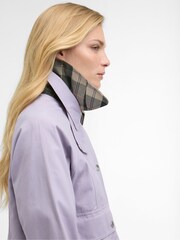 Barbour® Heather Mist Cropped Beadnell Casual Jacket - Image 7 of 9