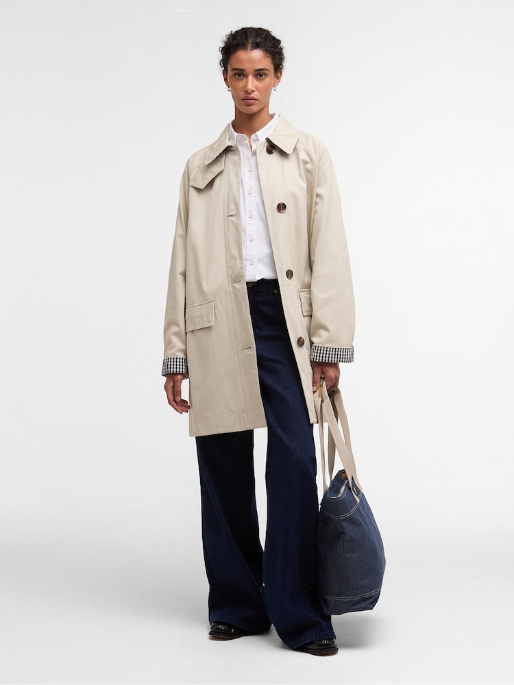 Barbour® Natural Gabby Car Casual Coat - Image 1 of 7