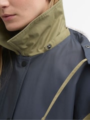 Barbour® Blue Blearigg Showerproof Coat - Image 5 of 8