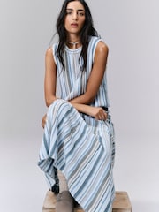 Barbour® Natural Josie Knitted Maxi Skirt - Image 2 of 8