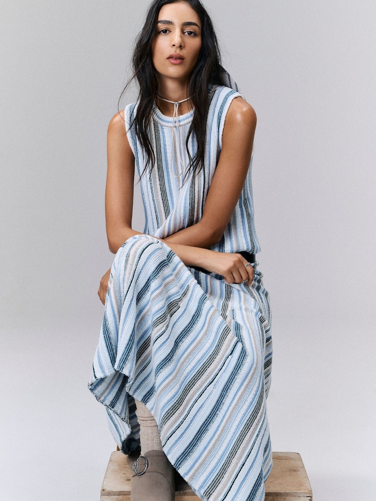 Barbour® Natural Josie Knitted Maxi Skirt - Image 2 of 8