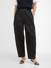 Barbour Black Myra Denim Trousers - Image 1 of 6