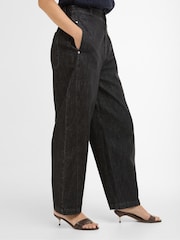 Barbour Black Myra Denim Trousers - Image 3 of 6